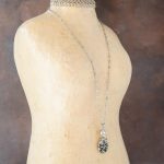Side View of the Starfish Necklace by VB&CO Designs on Mannequin