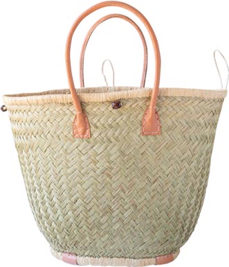 Shebobo's Aravola Round Baskett against a white background
