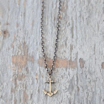 Front long view of the Johnny Ltd Nautical Anchor men's